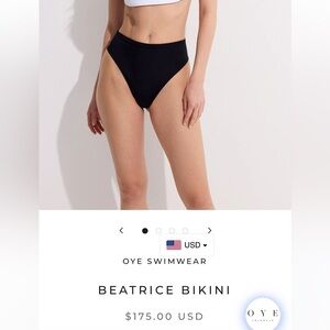 Black High-Waisted Bikini Bottom